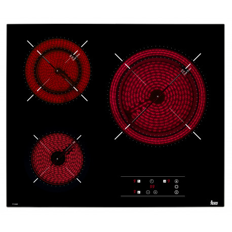 Encimera Teka TT 6320 40239011 Vitrocerámica Negro 3 zonas