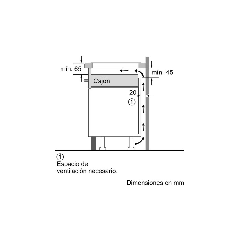 Placa Inducción - Bosch PID651FC1E, 3 Zonas, 60 cm, Negro, Biselado