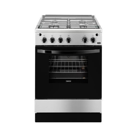 Cocina a gas ZANUSSI ZCG61281XA, 4 zonas, Inoxidable