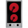 TEKA Encimera modular  VITRO MODULAR EFX 30.1 2H INOX. 40214405, 2 zonas, Negro