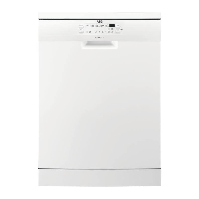 AEG Lavavajillas libre inst 60 cm FFB52601ZW, 13 cubiertos, Blanco,, Clase E