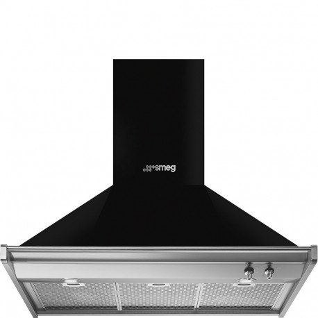 Campana SMEG KD90HNE Pared Negro Clase A