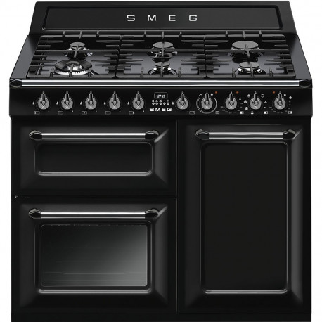 Cocina SMEG TR103BL Cocinas a Gas Negro Más de 4 zonas, Zona Gigante