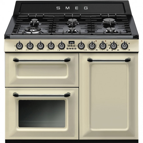 Cocina SMEG TR103P Cocinas a Gas Crema/Beig Más de 4 zonas, Zona Gigante