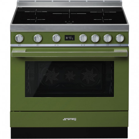 Cocina SMEG CPF9IPOG Cocinas a gas horno eléctrico Verde agua Más de 4 zonas, Zona Gigante