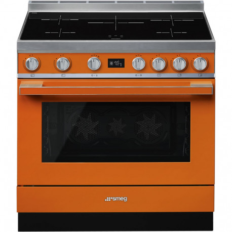 Cocina eléctrica SMEG CPF9IPOR  Naranja Más de 4 zonas, Zona Gigante