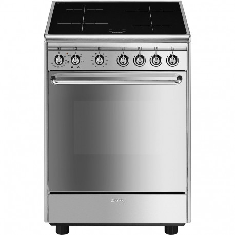 Cocina eléctrica SMEG CX60ISV9  Inoxidable 4 zonas, Zona Gigante