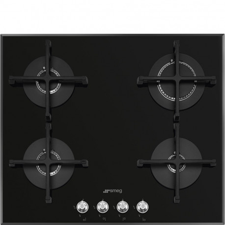 Encimera SMEG PV164N2 A gas Negro 4 zonas Zona Gigante