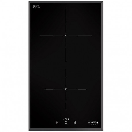 Encimera SMEG Si5322b Inducción Negro 2 zonas