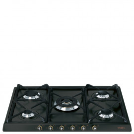 Encimera SMEG SR775AO A gas Antracita 5 zonas Zona Gigante