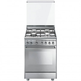 Cocina Smeg CX68M8-1 60x60 cm 4 fuegos inox  A