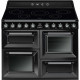 Cocina SMEG TR4110IBL, Negro, Más de 4 zonas, Zona Gigante