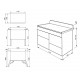 Cocina Smeg TR4110AZ 110x60 cm 7 fuegos azul A/A