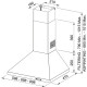 Campana MEPAMSA GAVIA 90 ACERO MEPAMSA Pared Inox. 320.0528.014