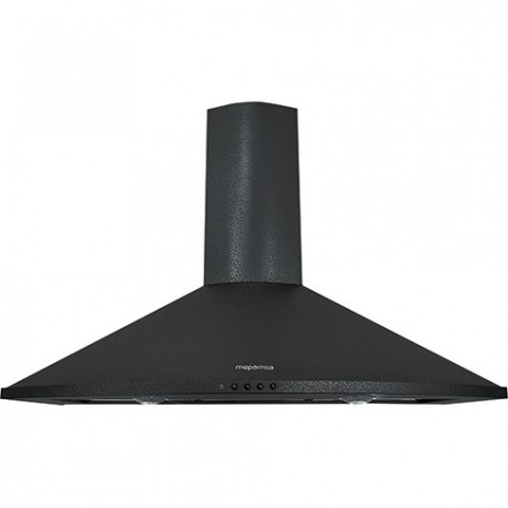 Campana  TENDER H 60 NEGRA FUNDICION V2 Pared Negro. 110.0270.803