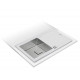 Fregadero TEKA PureLine DIAMOND RS15 1C 1E 86 REV 2Ø V.AUTO BLANCO Sobre encimera Blanco Una cubeta