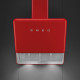 Campana SMEG KFAB75RD Pared, Rojo, Clase A+