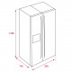 Americano TEKA SIDE BY SIDE RLF 74920 SS INOX, Inox, No Frost, Clase A+
