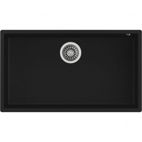Fregadero TEKA  SQUARE 72.40 TG  NEGRO Bajo encimera Negro Una cubeta