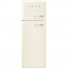 SMEG Frigorífico 2 puertas  FAB30LCR5. Cíclico. Crema. Clase D