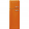 SMEG Frigorífico 2 puertas  FAB30LOR5. Cíclico. Naranja. Clase D