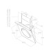 Campana ELICA OM TOUCH SCREEN BL/F/80 Pared Negro Clase B