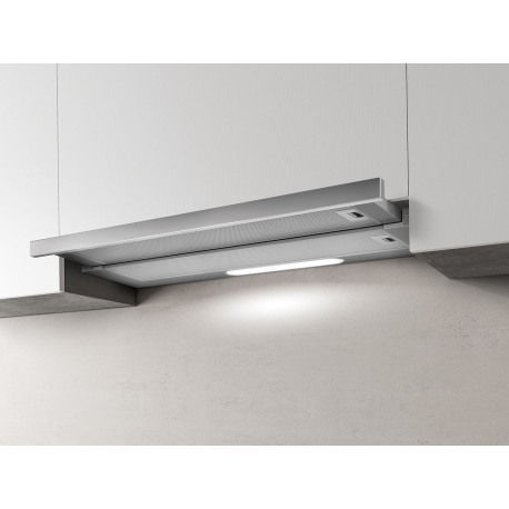 Campana ELICA ELITE 14 LUX GRIX/A/60 Extraíbles Inox Clase B