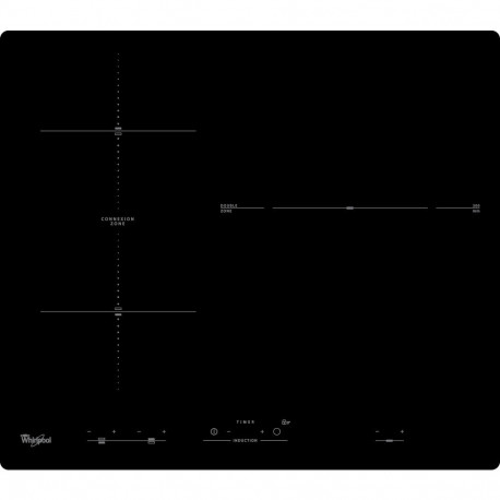 Encimera WHIRLPOOL ACM839NE Inducción Negro 3 zonas Zona Gigante