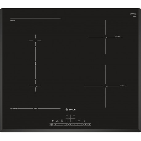 Encimera BOSCH PVS651FC5E Inducción Negro 4 zonas Zona Gigante