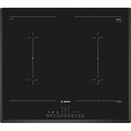 Encimera BOSCH PVQ651FC5E Inducción Negro 4 zonas Sin zona Gigante