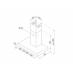 Campana SMEG KBT700XE Pared Inox Clase A