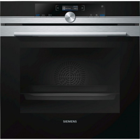 Horno multifuncion vapor SIEMENS HS636GDS2, Negro, Clase A+