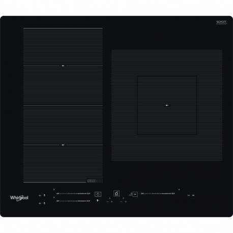Encimera inducción WHIRLPOOL WF S9560 NE Negro, Zonas flexibles,