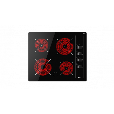 TEKA Encimera vitroceramica  TBC6400XFL,4zonas con mandos,112550009