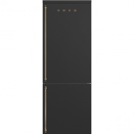 SMEG Americano Syde by Syde  FA8005RAO5, No Frost, Negro, Clase A+