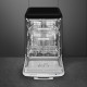 SMEG Lavavajillas libre inst 60 cm  LVFABBL3, 13 cubiertos, 3ª bandeja, Negro, Clase A+++