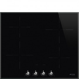 SMEG Encimera inducción  SI364BM, 4 zonas, Negro