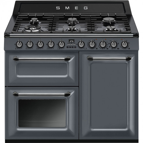 SMEG Cocinas horno eléctrico  TR103GR, Más de 4 zonas, Silver, Zona Gigante