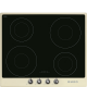 SMEG Encimera inducción  SI964PM, 4 zonas, Crema,