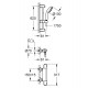 GROHE Grifo de ducha  34151004 Set G-1000 + NTempesta 2j set barra 60 cm