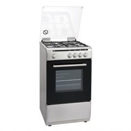 HYUNDAI COCINA GAS  HYCO448BX 4F 50CM INOX BUT