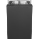 SMEG Lavavajillas 45 cm.  ST4512IN, 9 cubiertos, Integrable, Nueva clase F