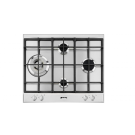 SMEG PLACA GAS  P261XGH 4F 60CM INOX