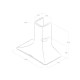 ELICA Campana decorativa  SWEET WHITE/A/85+CAM PRF0167320, 90 cm, Blanco, Clase menor B