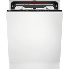 AEG Lavavajillas integrable 60 cm  FSE74707P, Más de 14 cubiertos, 3ª bandeja, Integrable, Nueva clase C