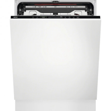 AEG Lavavajillas integrable 60 cm  FSE74707P, Más de 14 cubiertos, 3ª bandeja, Integrable, Nueva clase C
