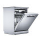 TEKA Lavavajillas libre inst 60 cm  DFS 76850 INOX 114260012 , 14 cubiertos, 3ª bandeja, Inoxidable Nueva clase C