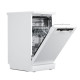 TEKA Lavavajillas libre inst 45 cm  DFS 44750 BLANCO 114310003 , 10 cubiertos, 3ª bandeja, Nueva clase E