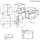 AEG Horno microondas vapor  KSE998290M, Inoxidable, Clase A++