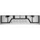 ELECTROLUX Encimera a gas  KGS7536SX, 5 zonas, Inoxidable,  Zona Gigante